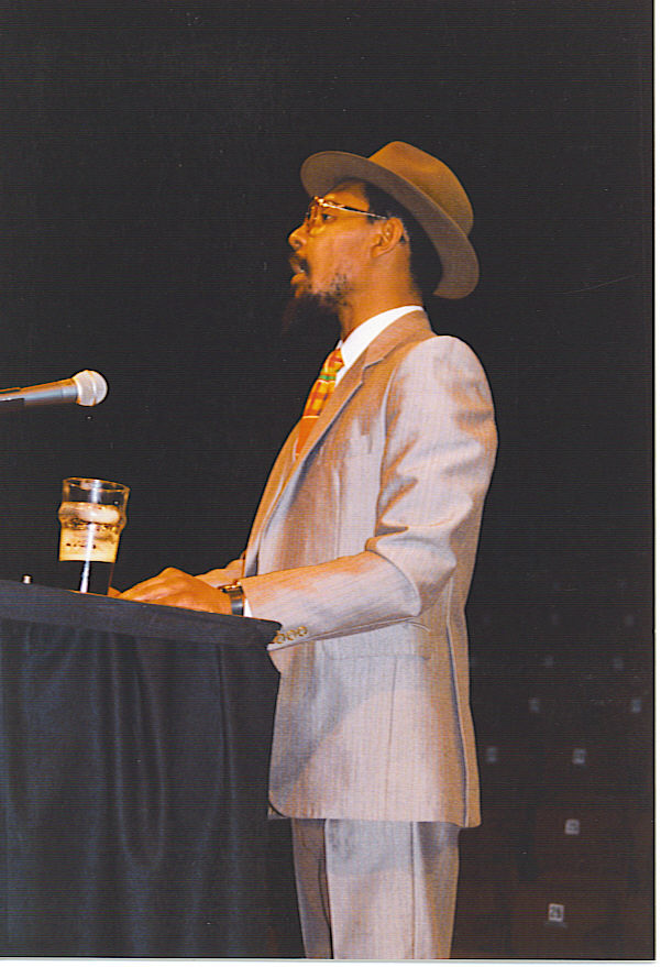 Linton Kwesi Johnson at West Yorkshire Playhouse, Leeds, November 1995